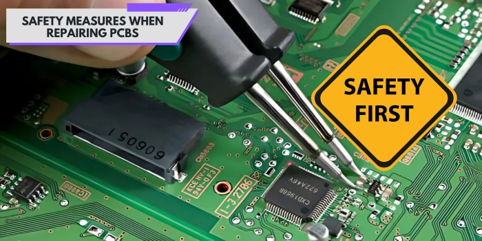 PCB safety measures when repairing boards - Comter México