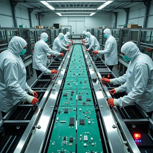 Electronic assembly line - Comter facilities